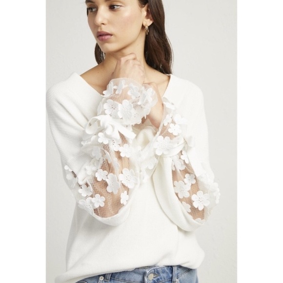 French Connection Lace Sweater - Picture 4 of 5